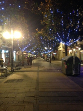 Christmas lights in Vitoria