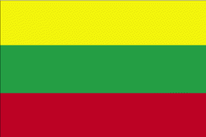 the flag of Lithuania